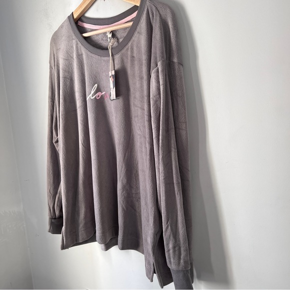 ED Ellen Degeneres Sleep Top Soft Fleece Womens XL - Picture 5 of 7